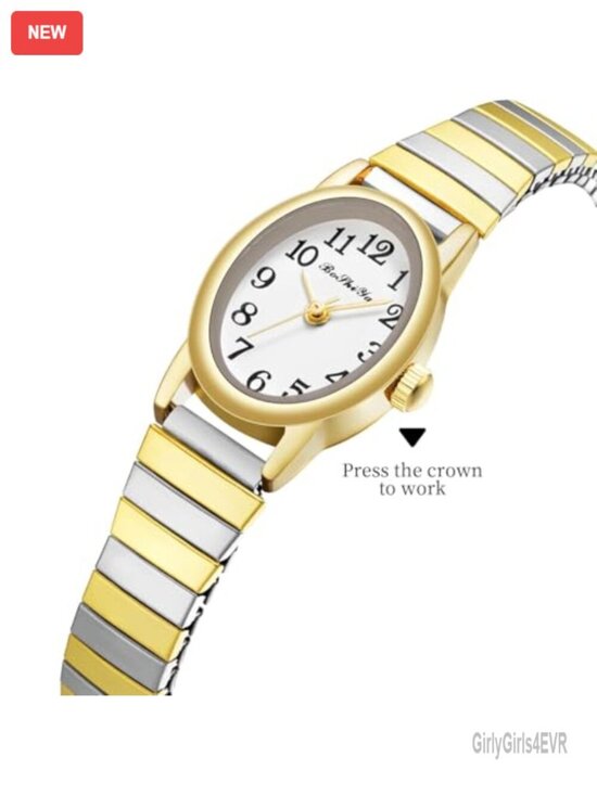Women\'s Stretch Band Watch - Easy Reader 30mm Analog Quartz with Stainless main image 6